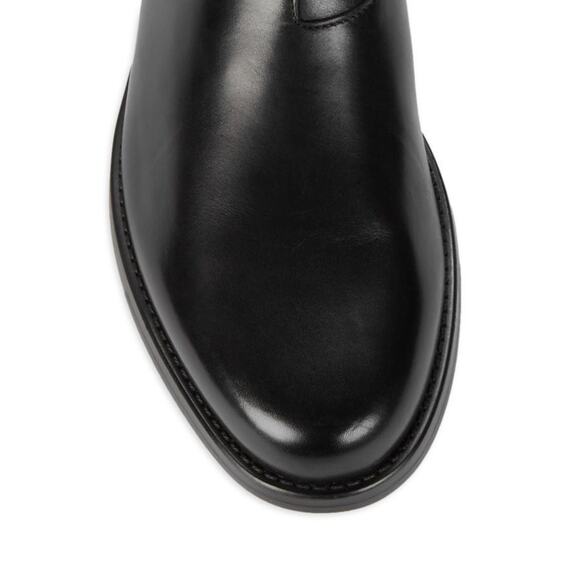 $1,095 NIB Salvatore Ferragamo Black Leather Chelsea Ankle Boots Size 11 E main image 4